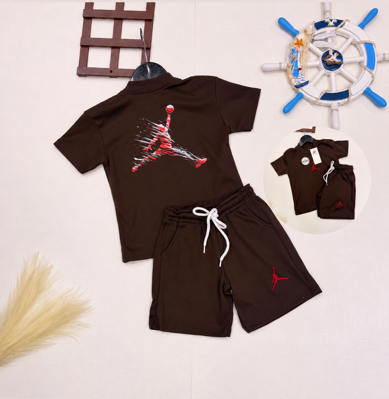 Conjunto Malhão Verão Suedine NK Infantil