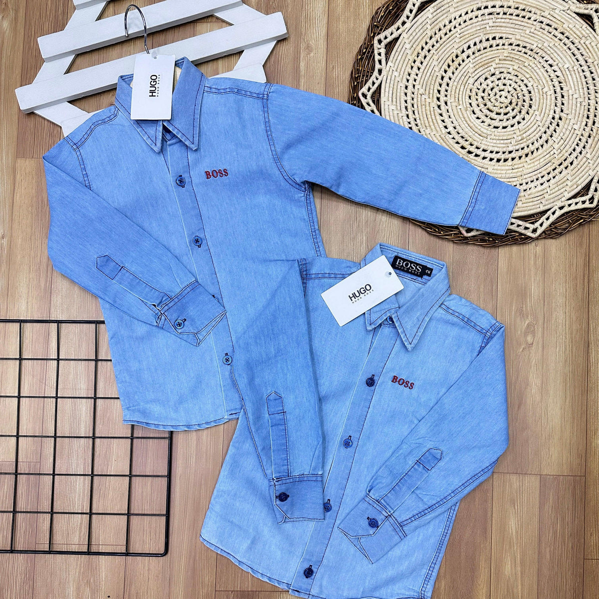 CAMISA JEANS BOSS - Loja do Bryan