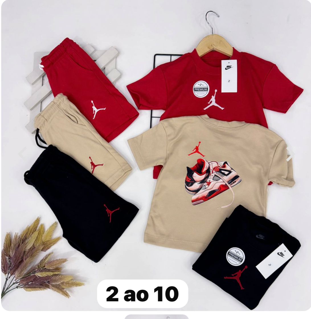 Conjunto Verão Suedine NK Infantil