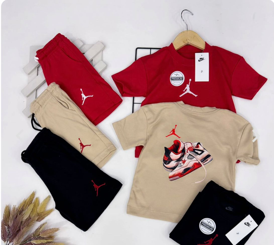 Conjunto Malhão Verão Suedine NK Infantil