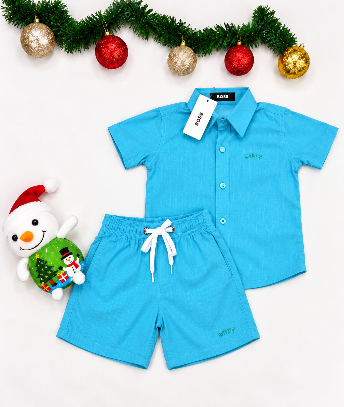 Conjunto Mauricinho Natal HB Infantil