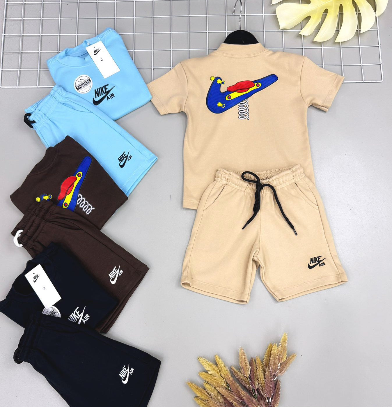 Conjunto Malhão Verão Suedine NK Infantil - Última peça