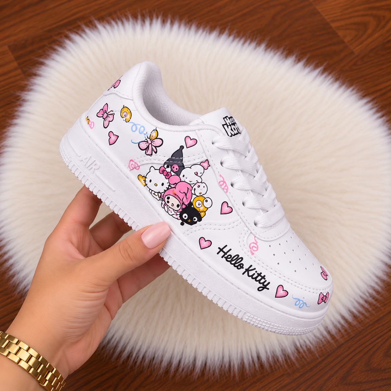 Tênis Force NK hello kitty Infantil