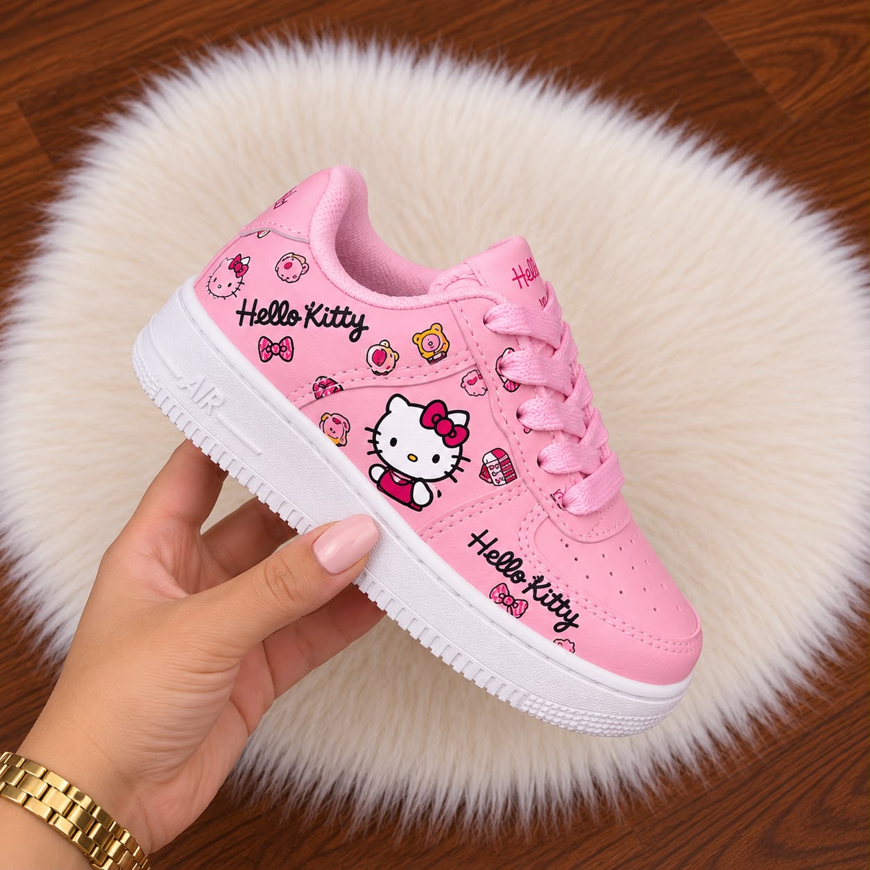 Tênis Force NK hello kitty Infantil