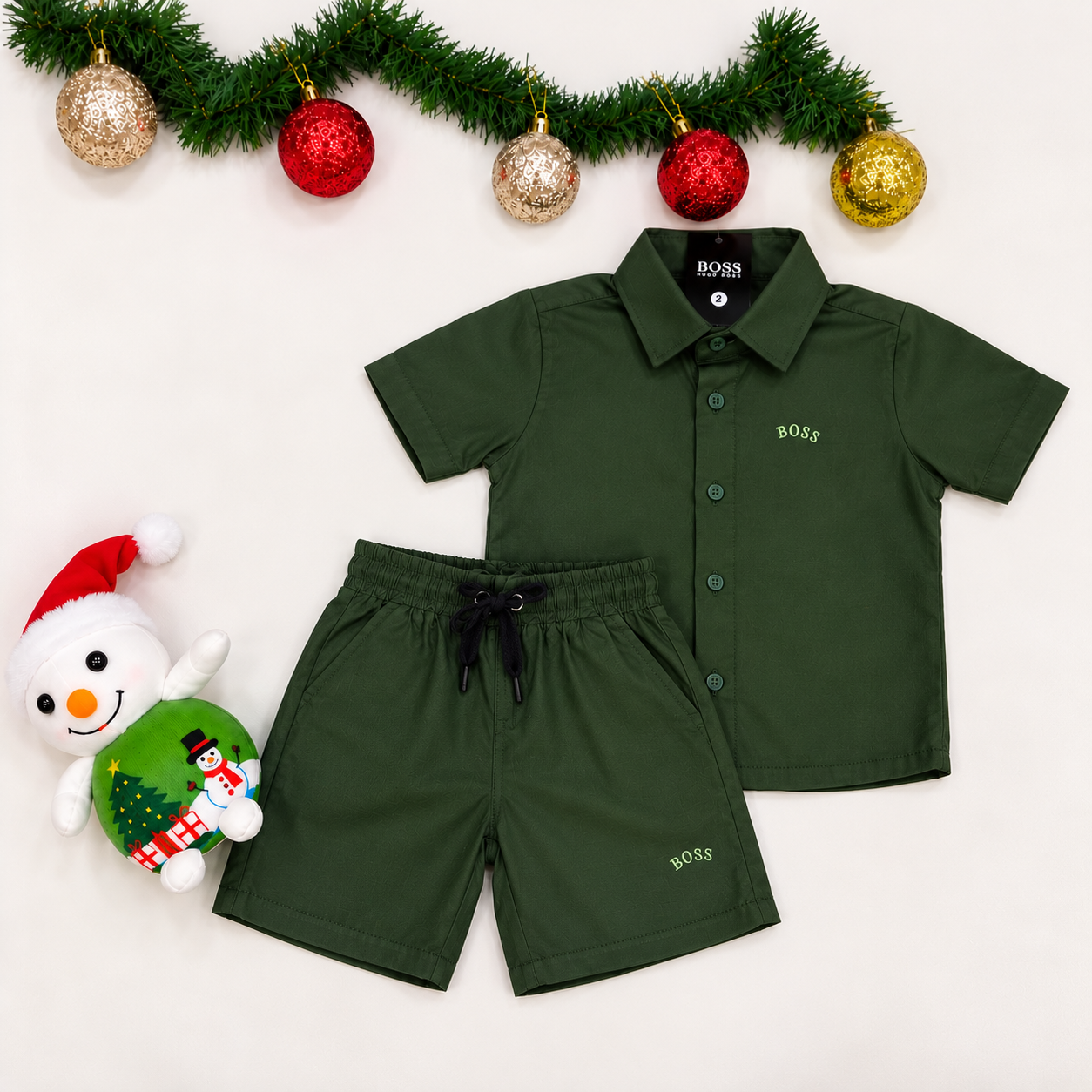 Conjunto Mauricinho Natal HB Infantil