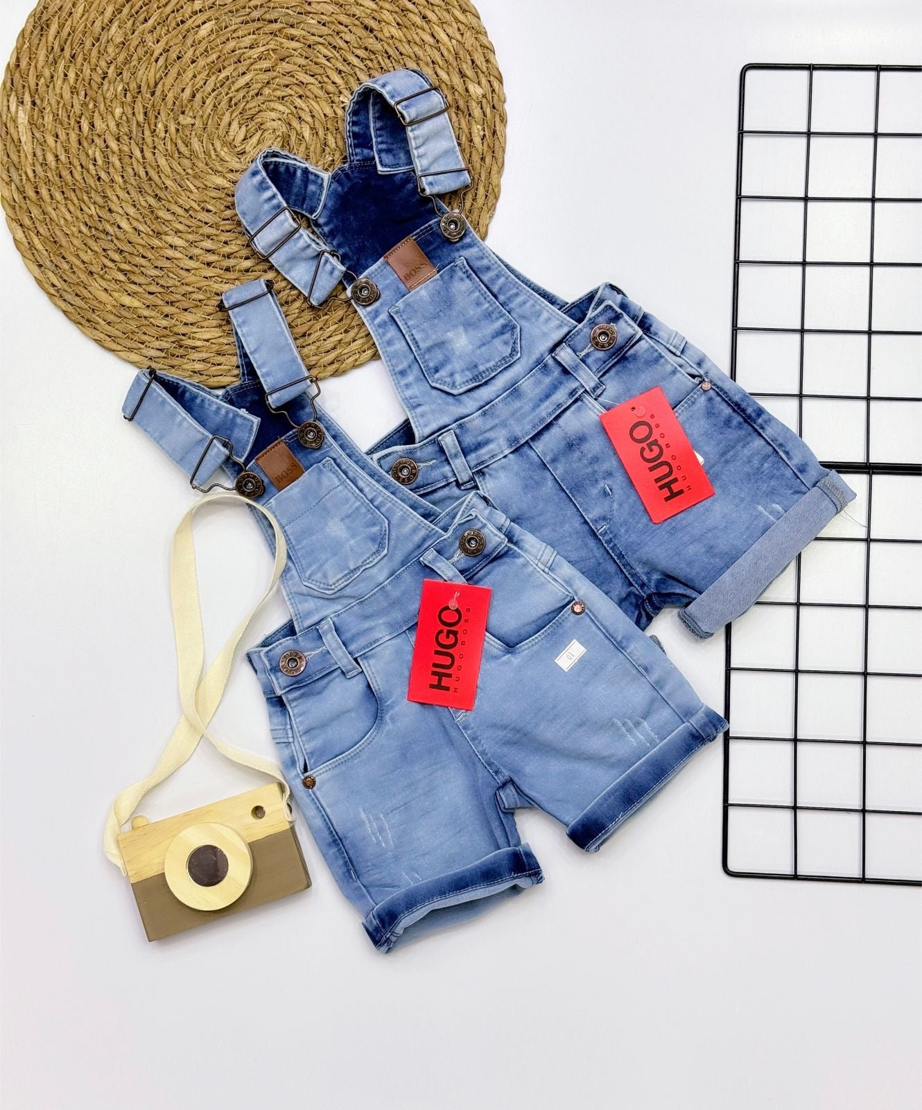 Jardineira Jeans HB Infantil