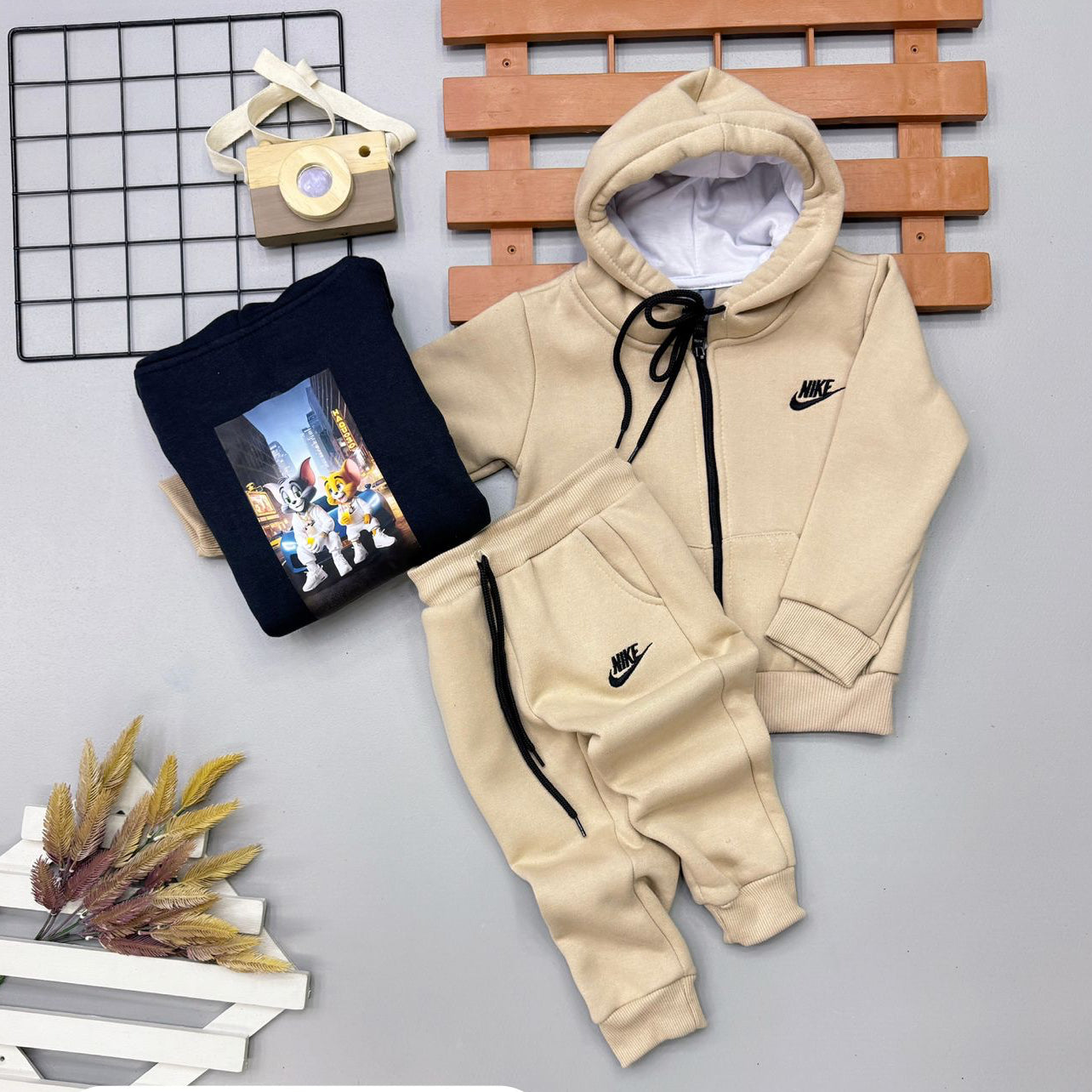 Conjunto Moletom NK Tom e Jerry Infantil