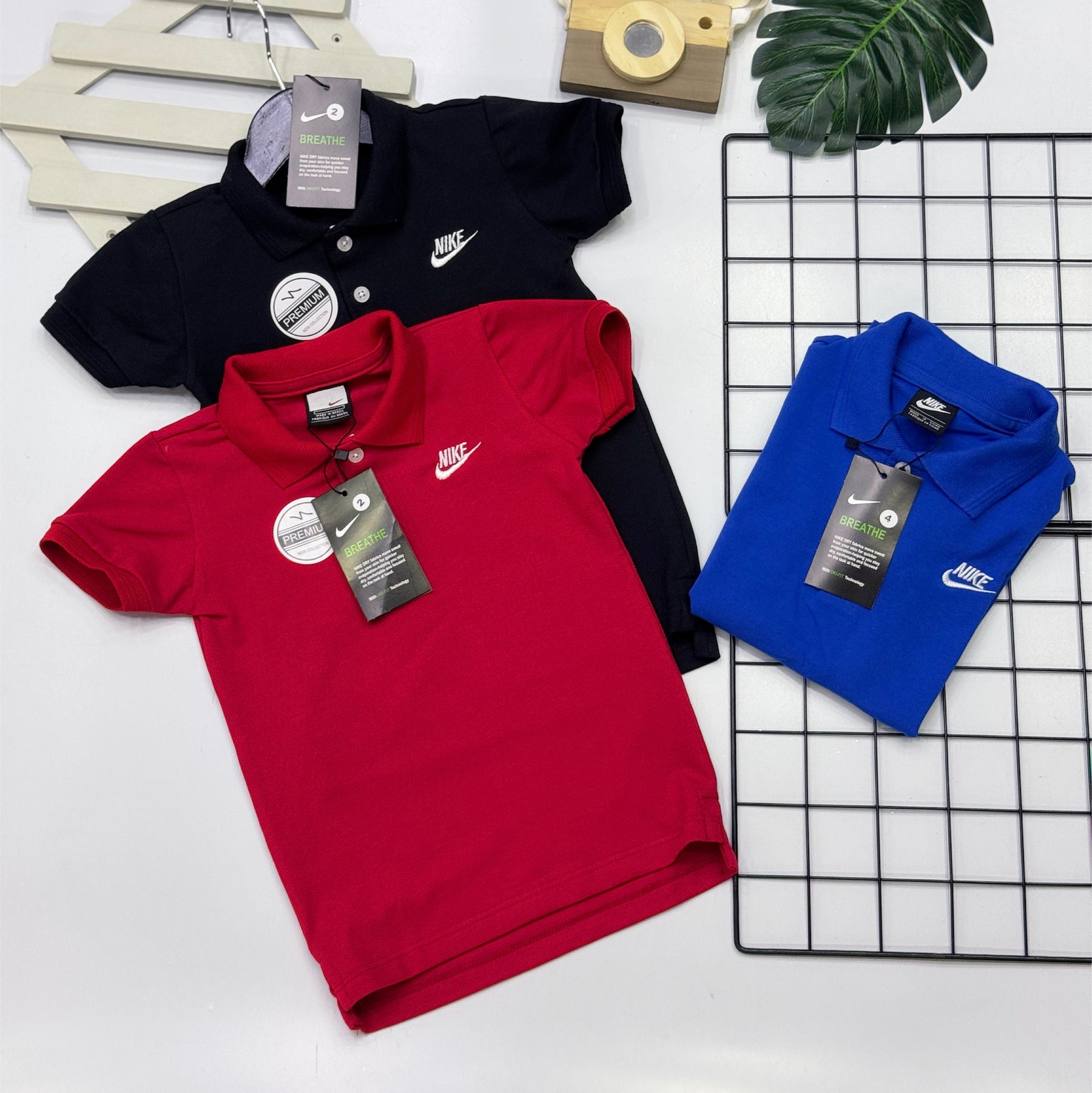 Camiseta Polo NK Infantil - Última Peça