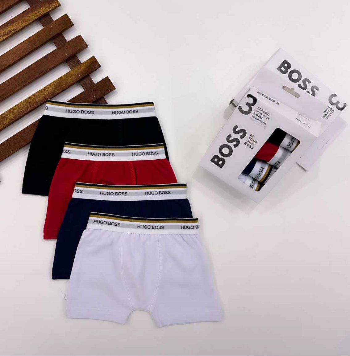 Kit 4 Cueca Box HB Infantil