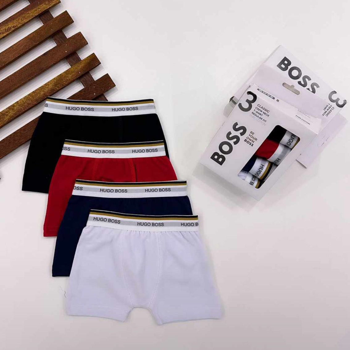 Kit 4 Cueca Box HB Infantil