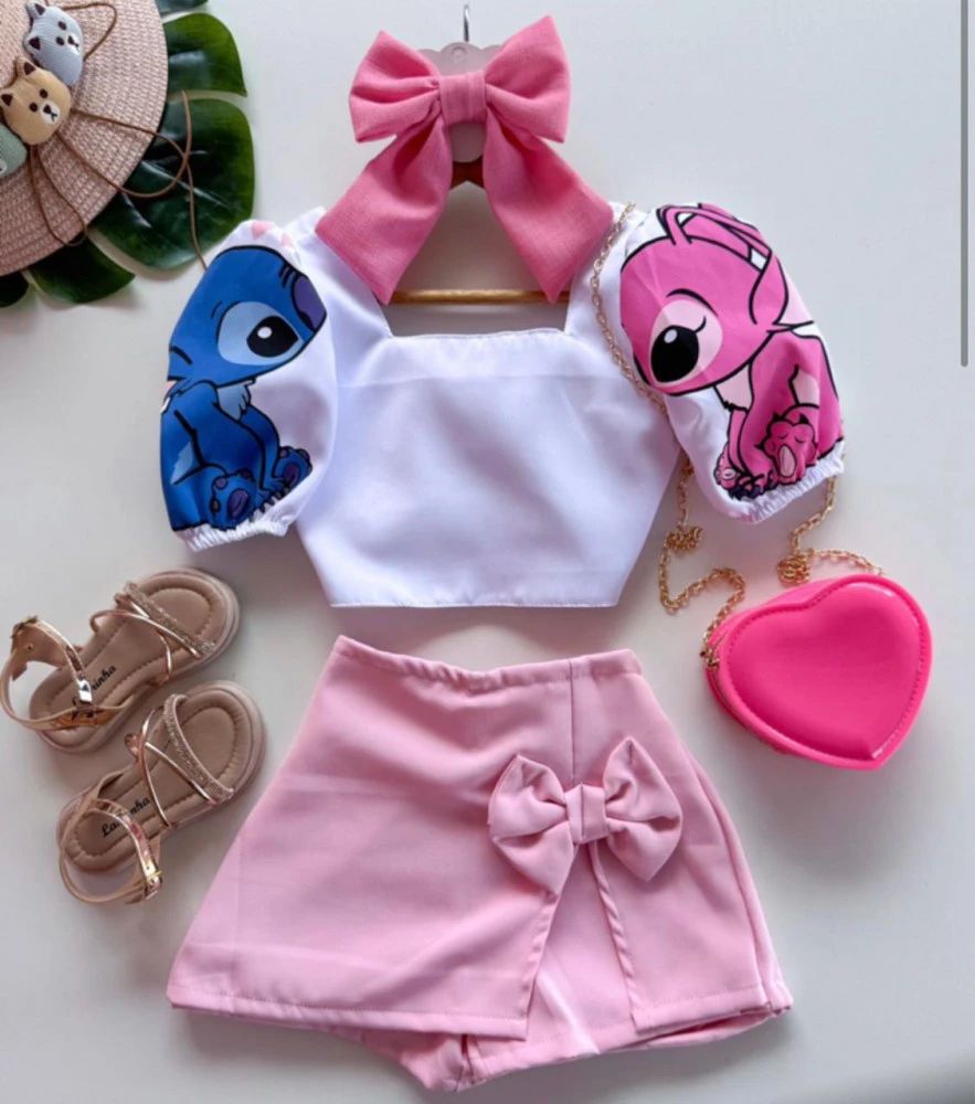 Conjunto Alfaiataria Stitch Mell