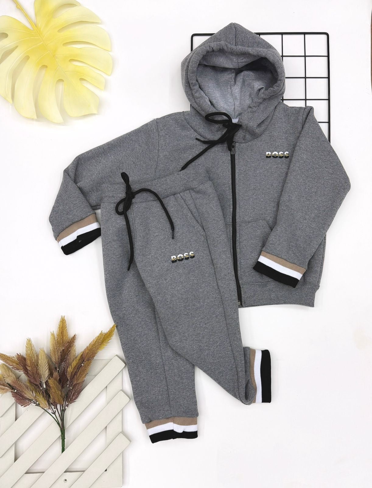 Conjunto Moletom HB Listra Infantil