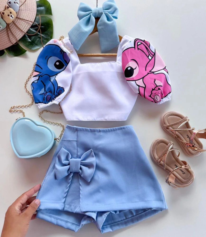 Conjunto Alfaiataria Stitch Mell