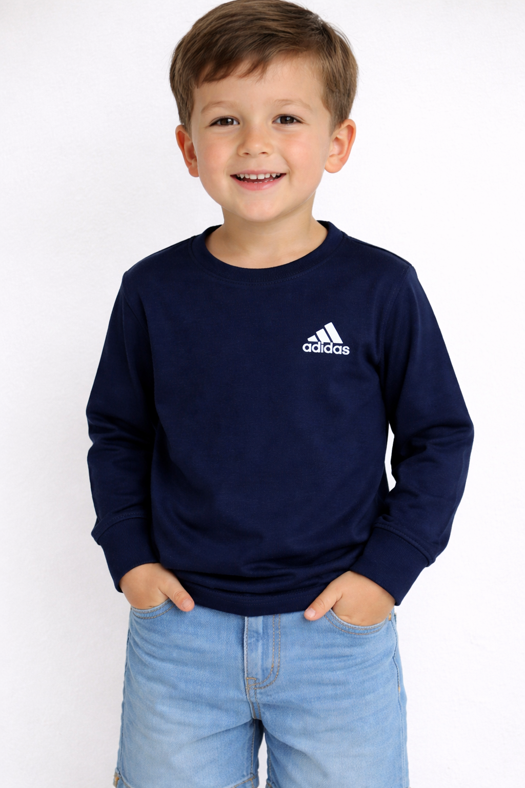 Camiseta ADD Manga Longa Algodão Infantil