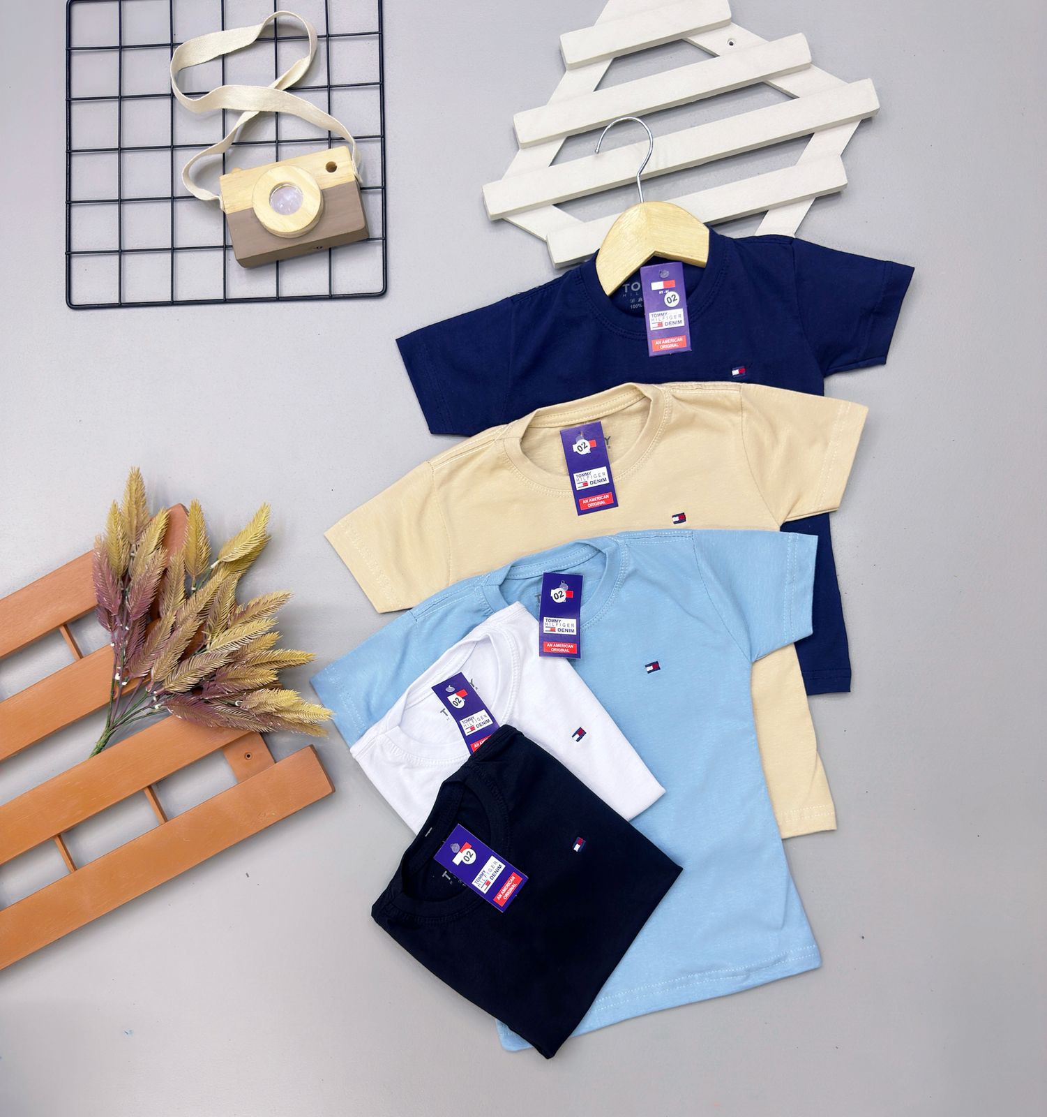 Camiseta TH Básica Infantil -Última peça