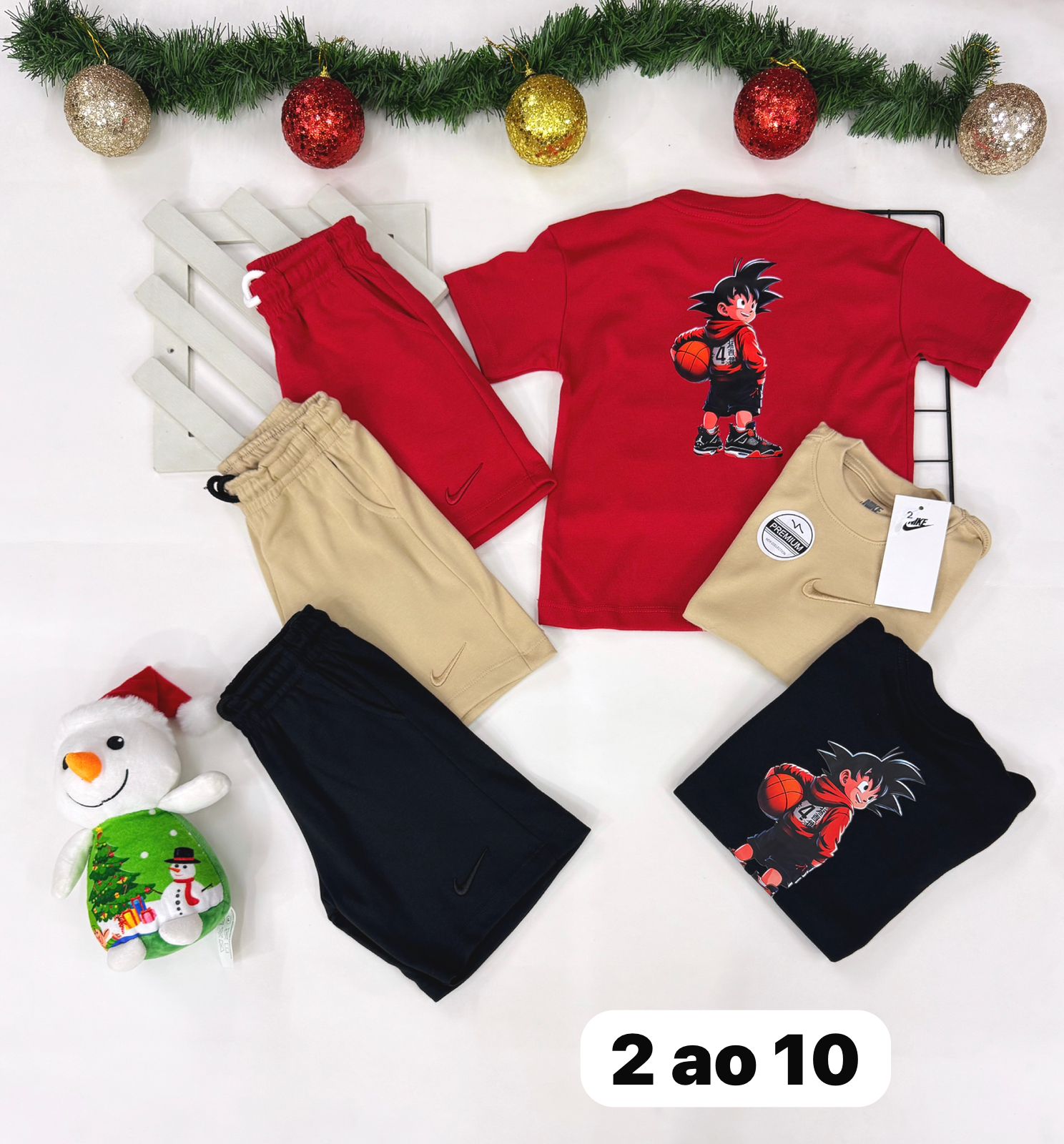 Conjunto Malhão Verão Suedine NK Infantil- Última peça