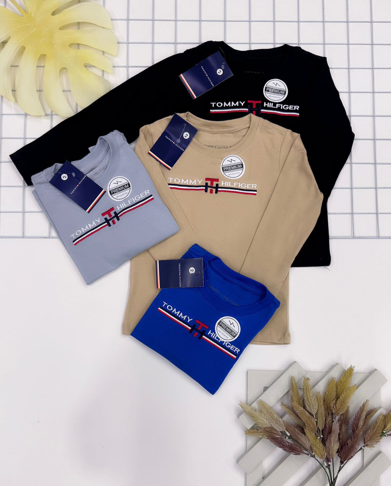 Camiseta TH Manga Longa Infantil