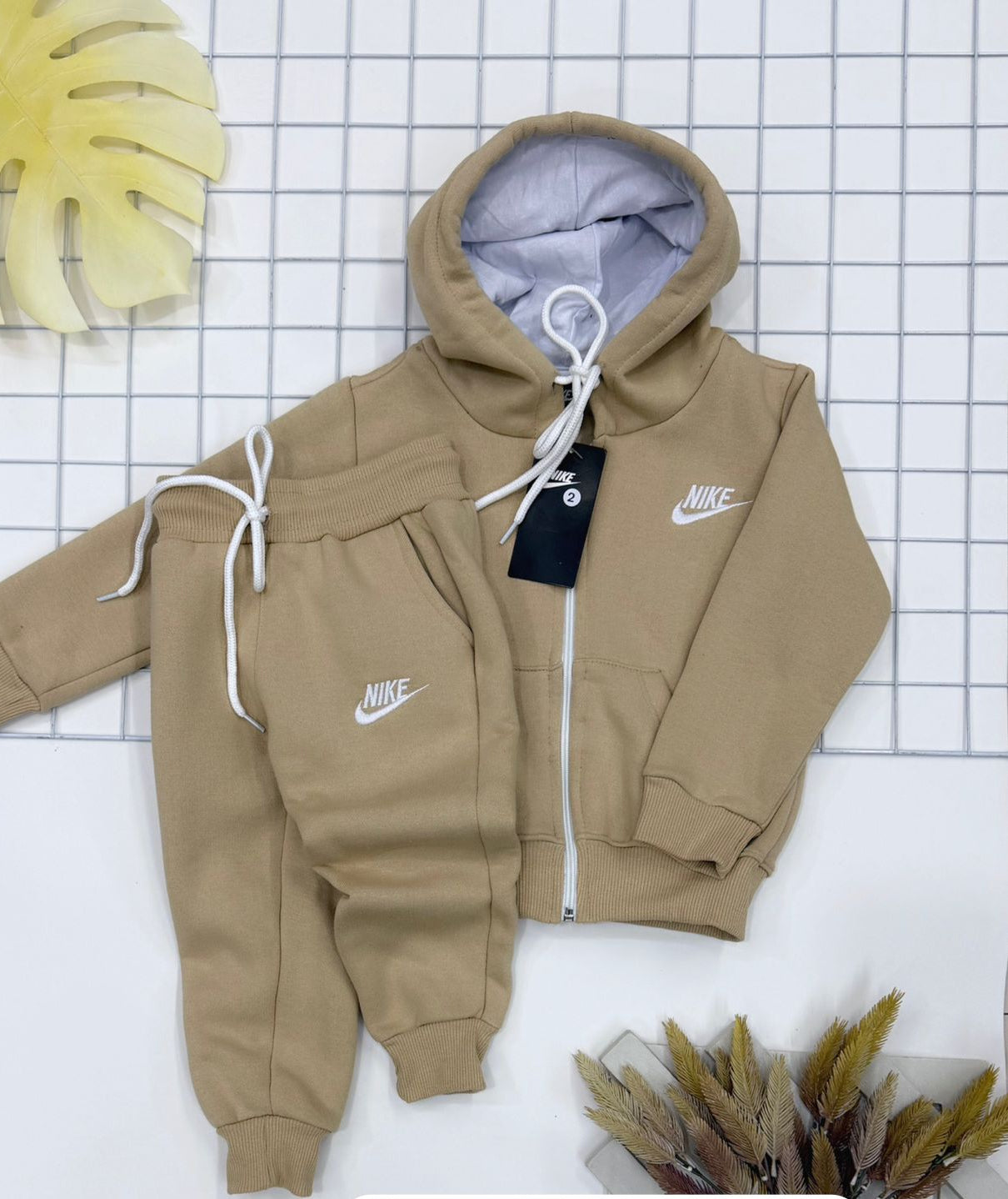 Conjunto Moletom NK Básico Infantil - Poucas Peças