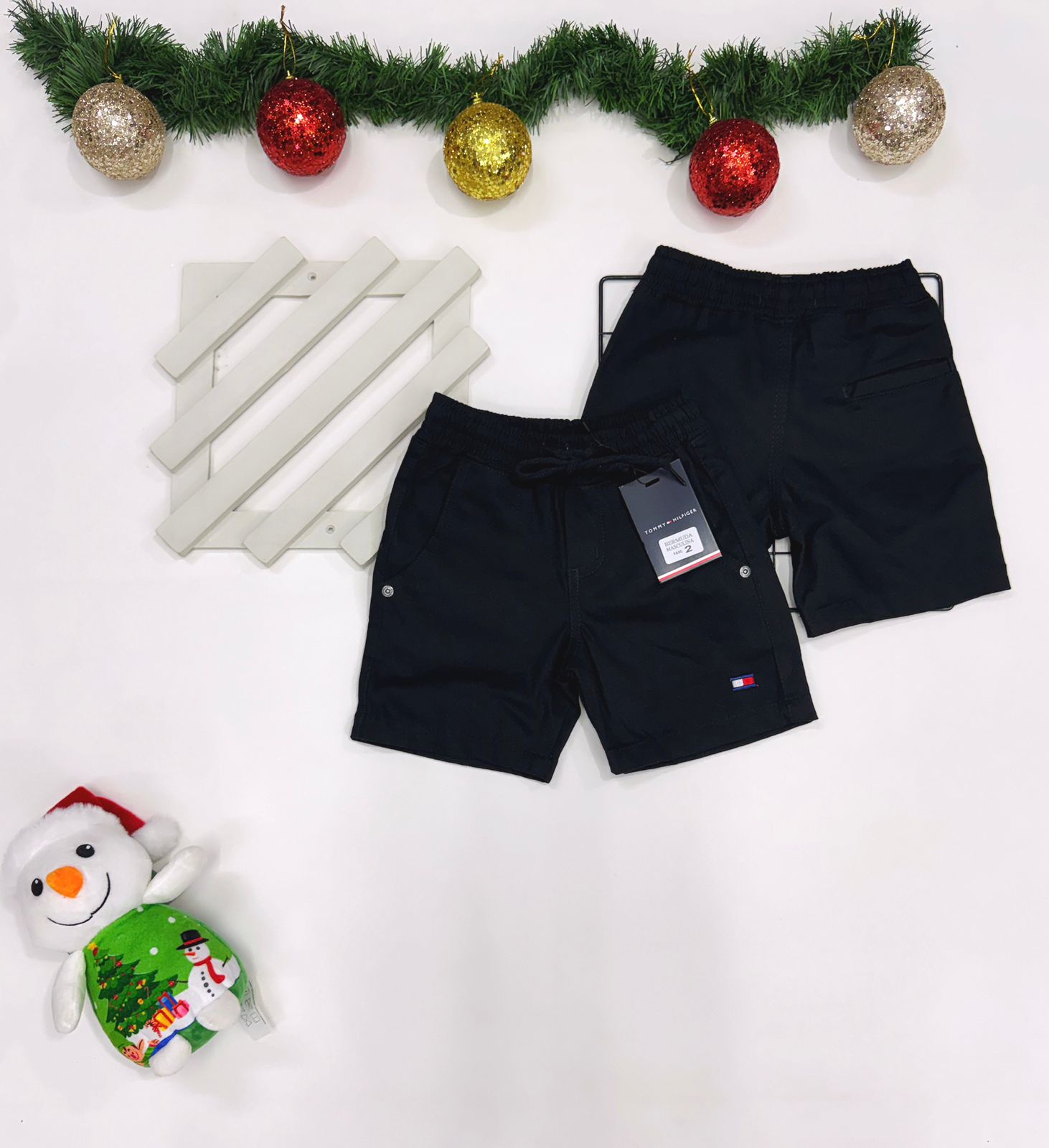 Bermuda Jeans TH Infantil Última peça