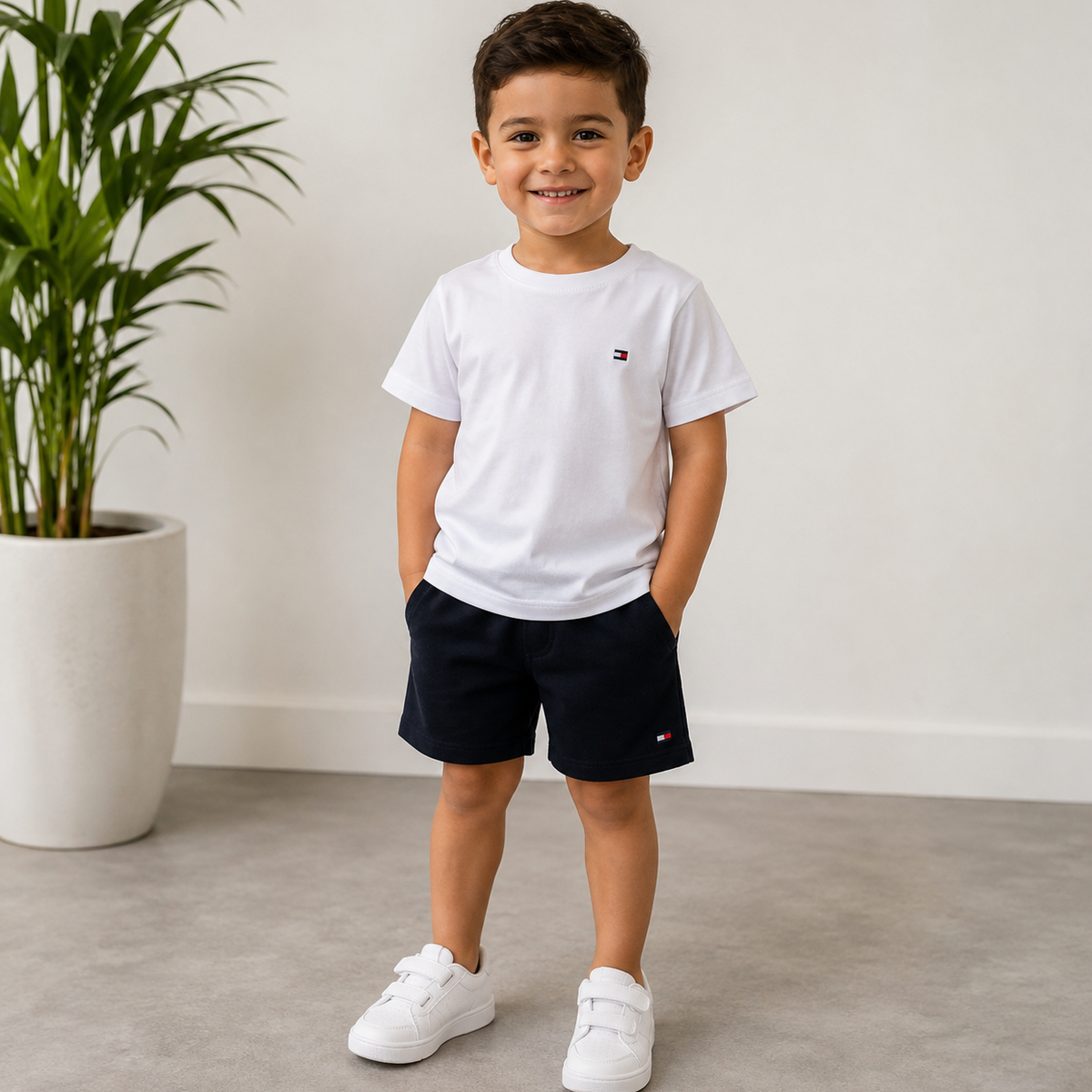 Camiseta TH Básica Lisa Infantil