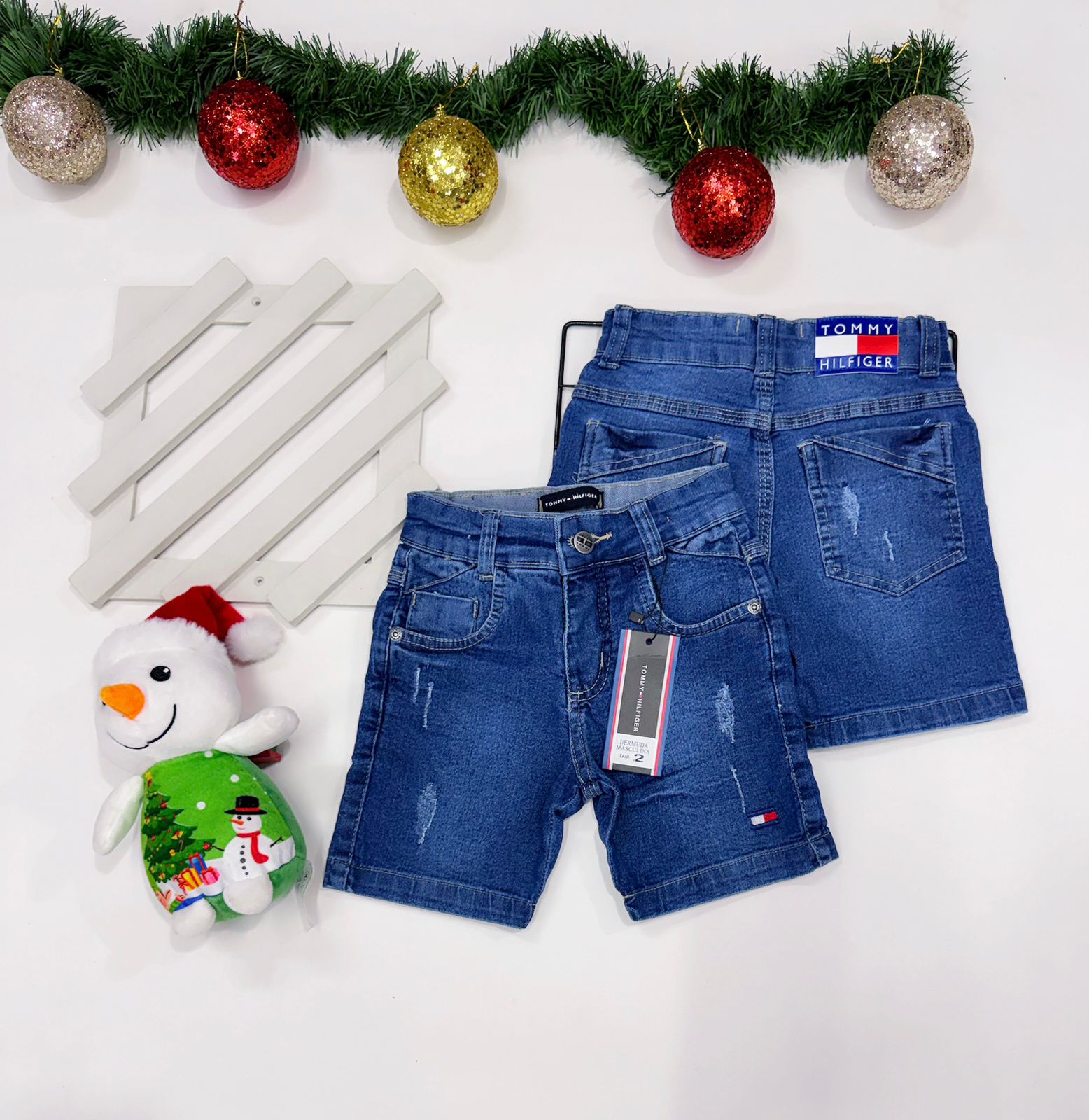 Bermuda Jeans TH Infantil