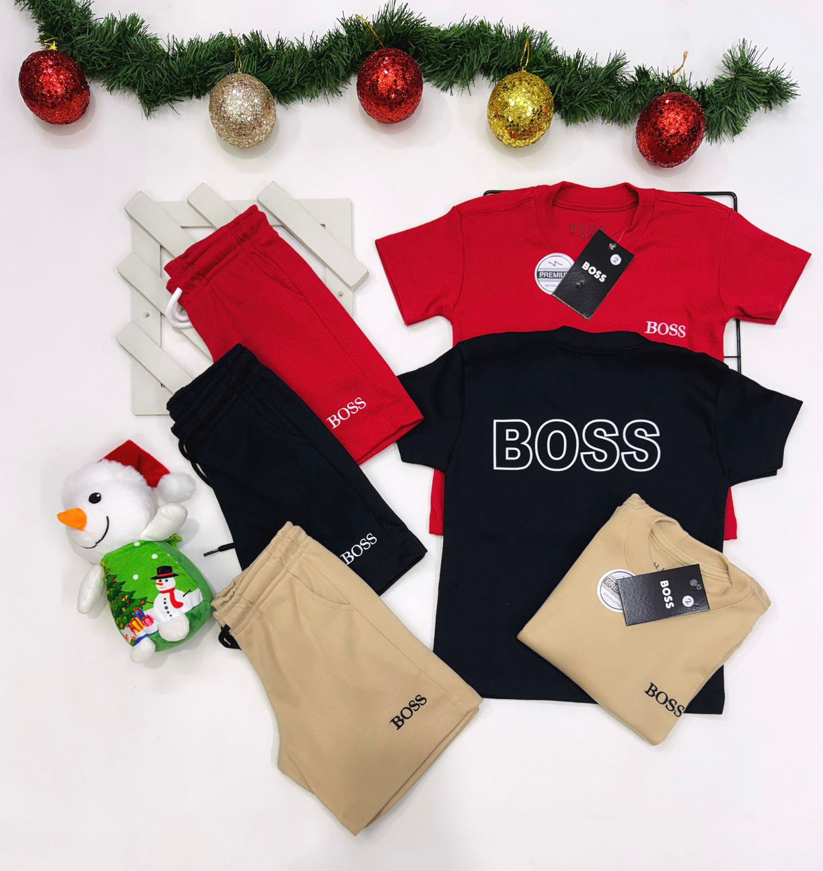 Conjunto Verão Suedine Infantil HB