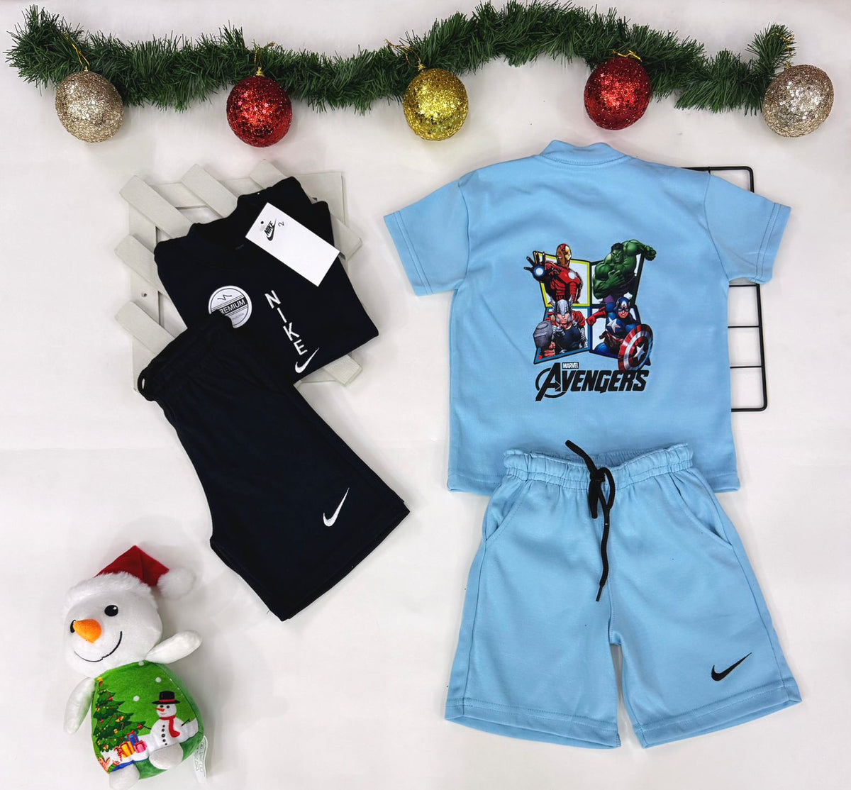 Conjunto Malhão Verão Suedine NK Infantil