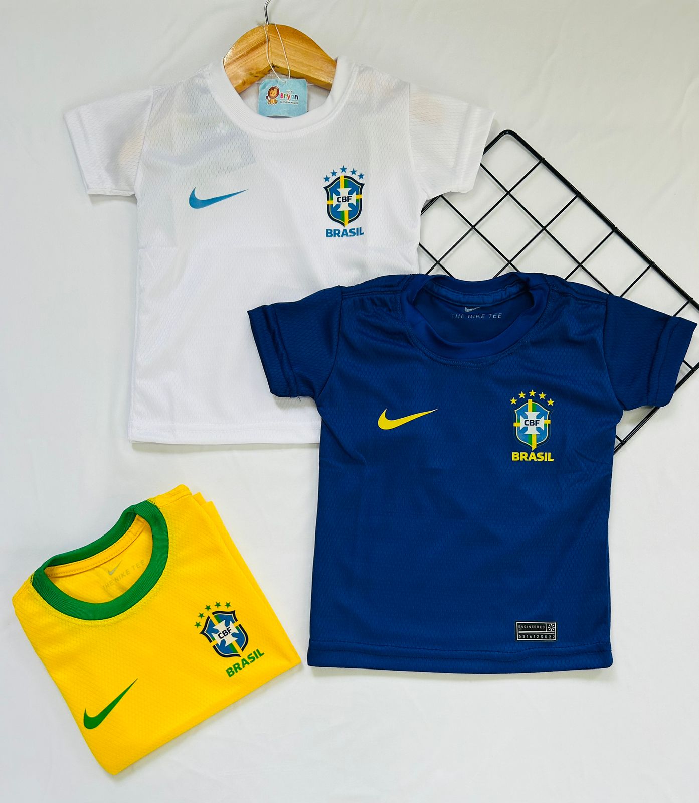 Camiseta do Brasil Dry Fit Nk Última peça