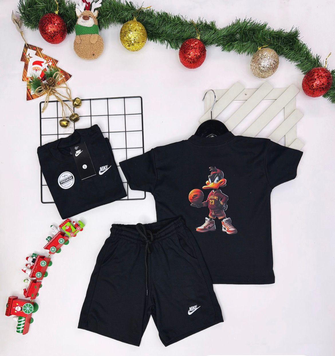 Conjunto Malhão Verão Suedine NK Infantil