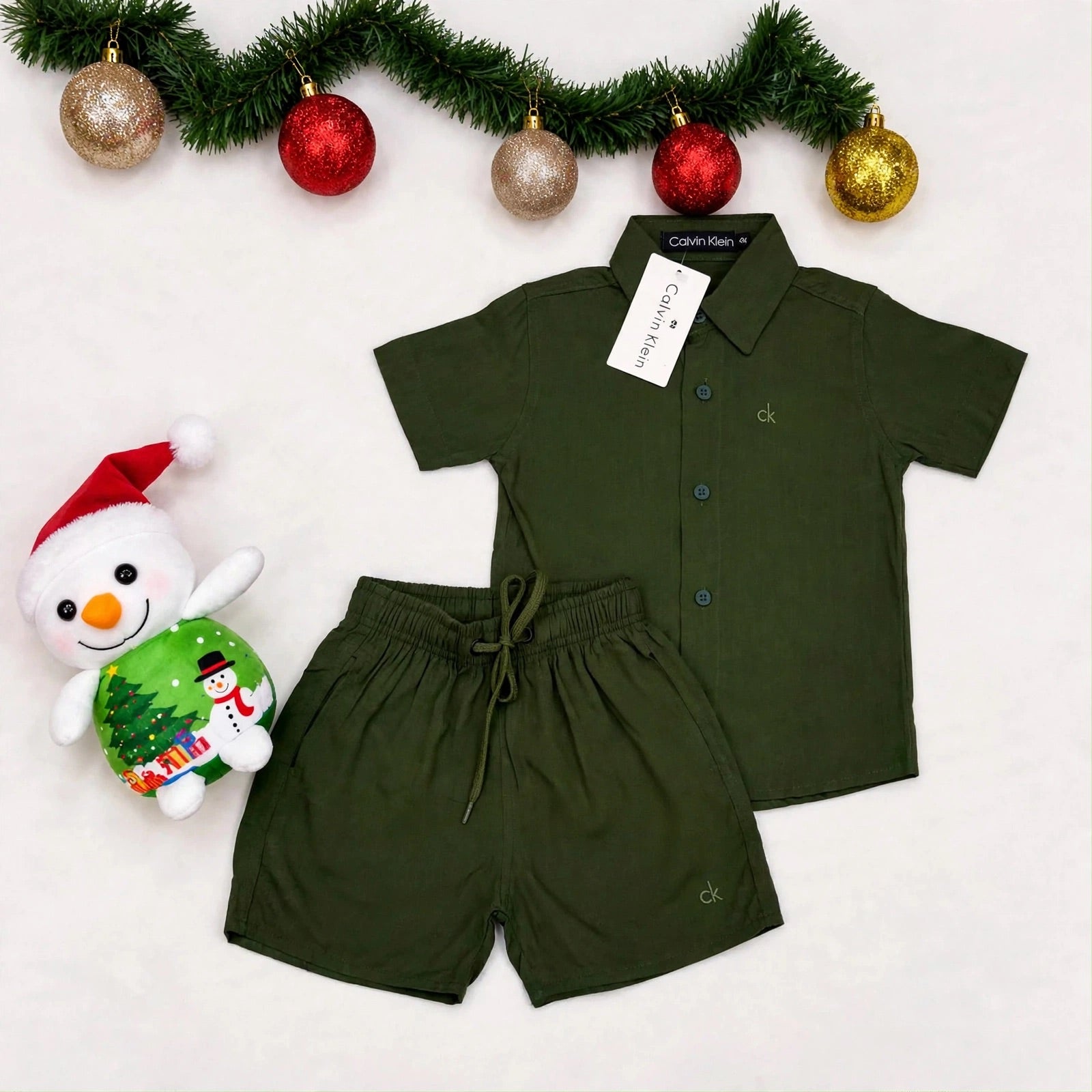 Conjunto Mauricinho Natal CK Infantil