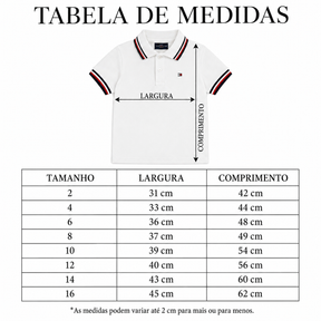 Camiseta Polo NK Infantil - Última Peça