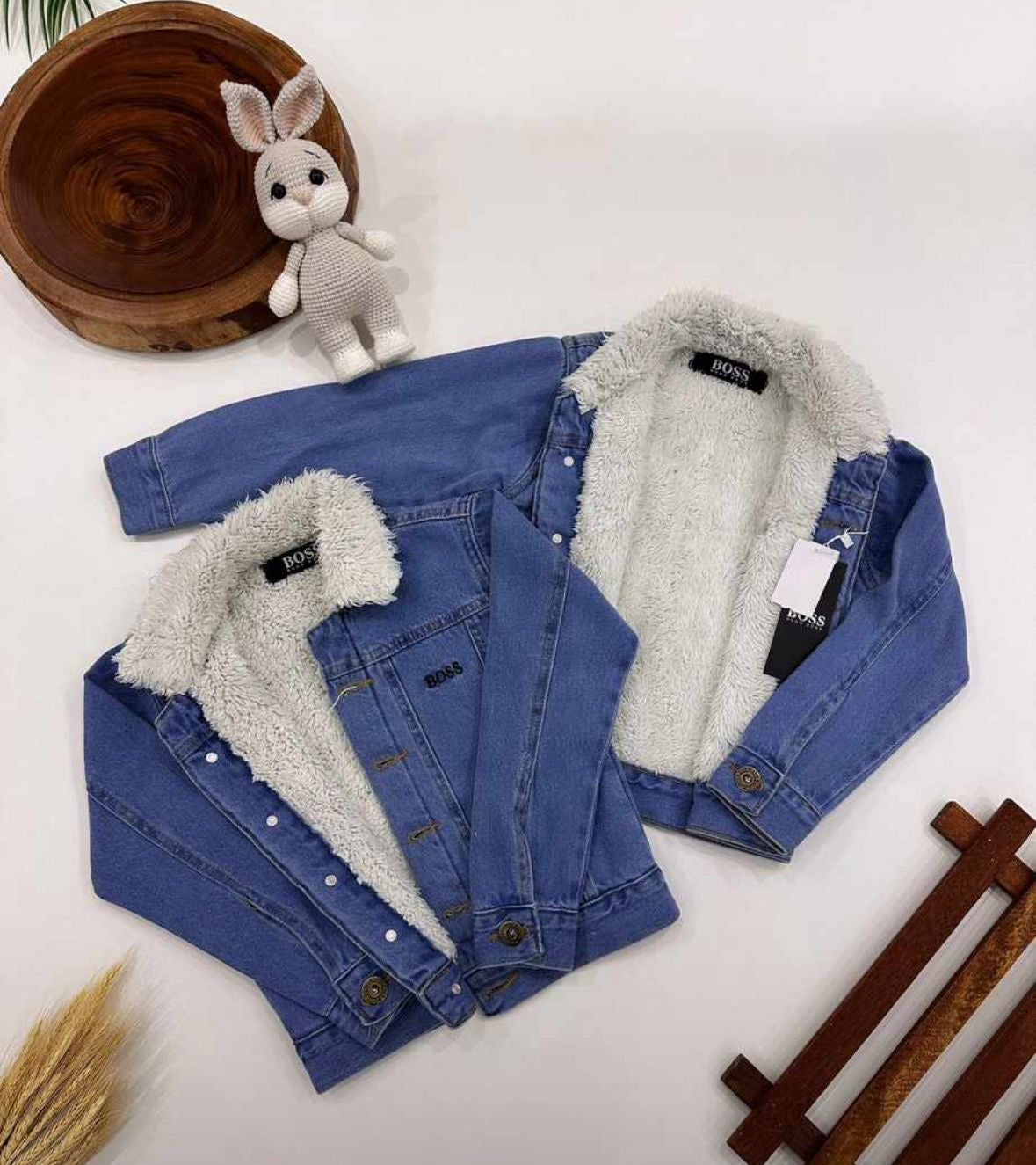 Jaqueta Jeans Peluciada HB Infantil