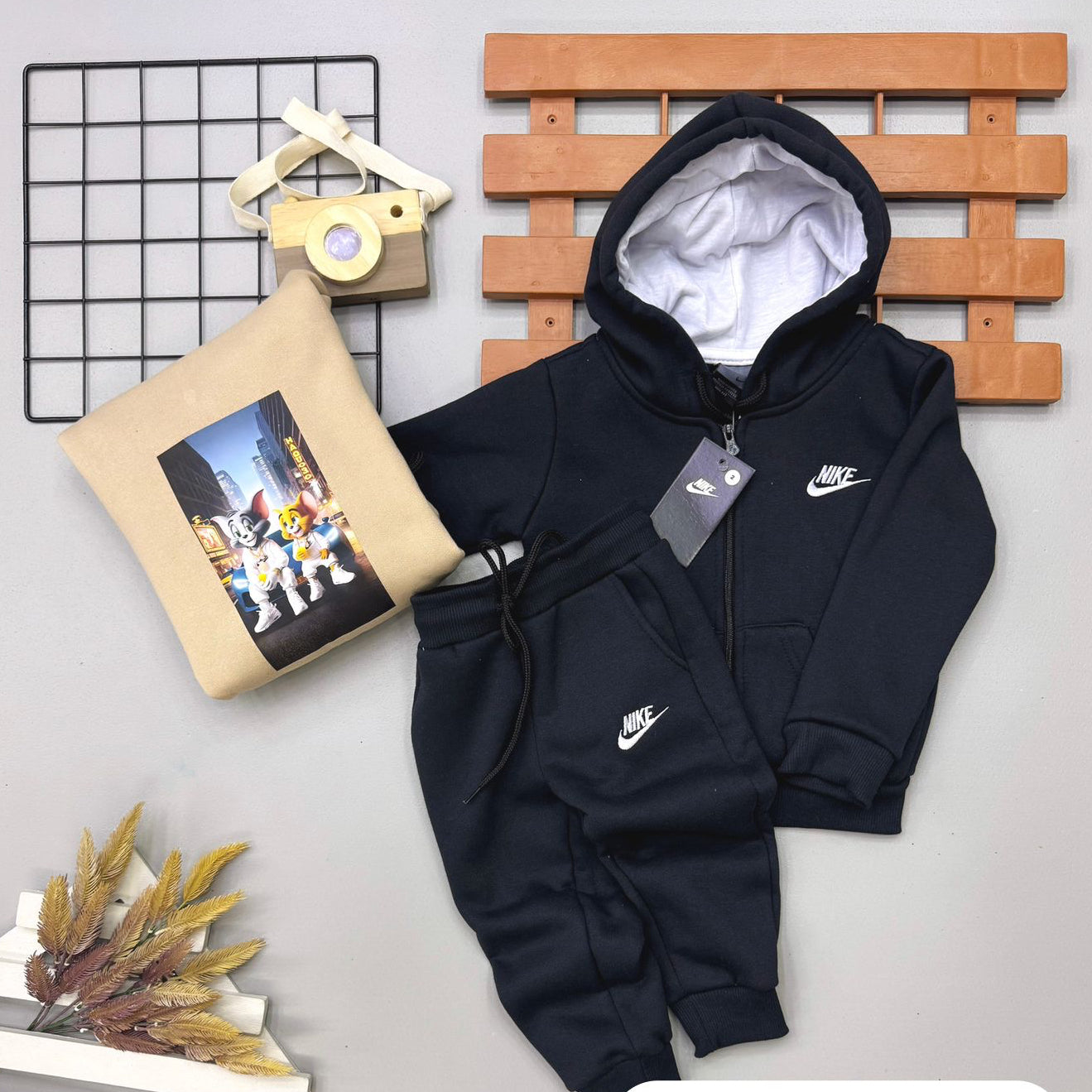 Conjunto Moletom NK Tom e Jerry Infantil