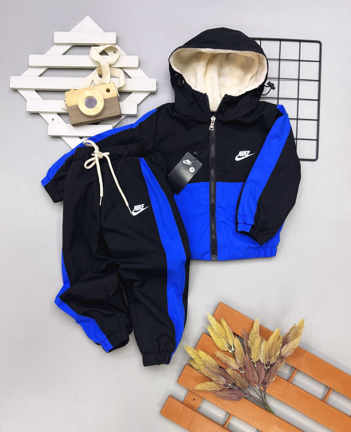 Conjunto Tactel Pelúciado Impermeável NK Infantil