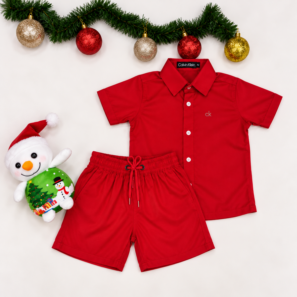 Conjunto Mauricinho Natal CK Infantil