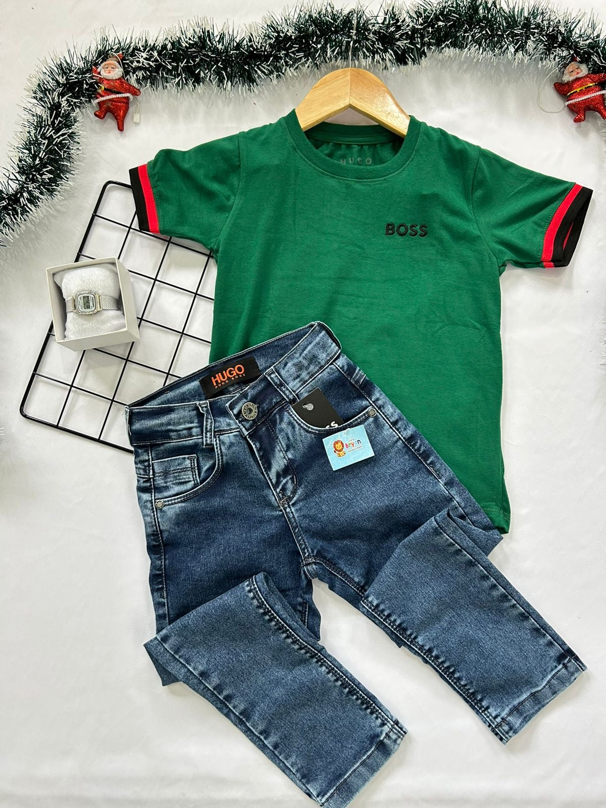 Kit Camiseta HB + Calça HB + Relógio - Final de Ano