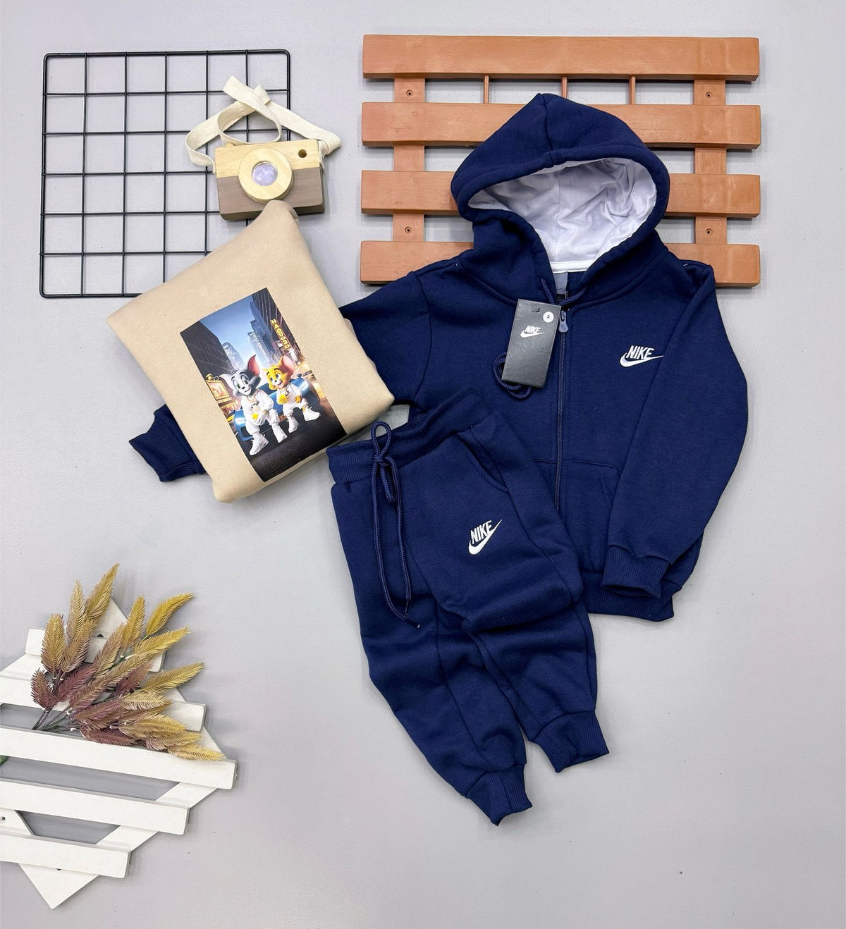 Conjunto Moletom NK CAT Infantil