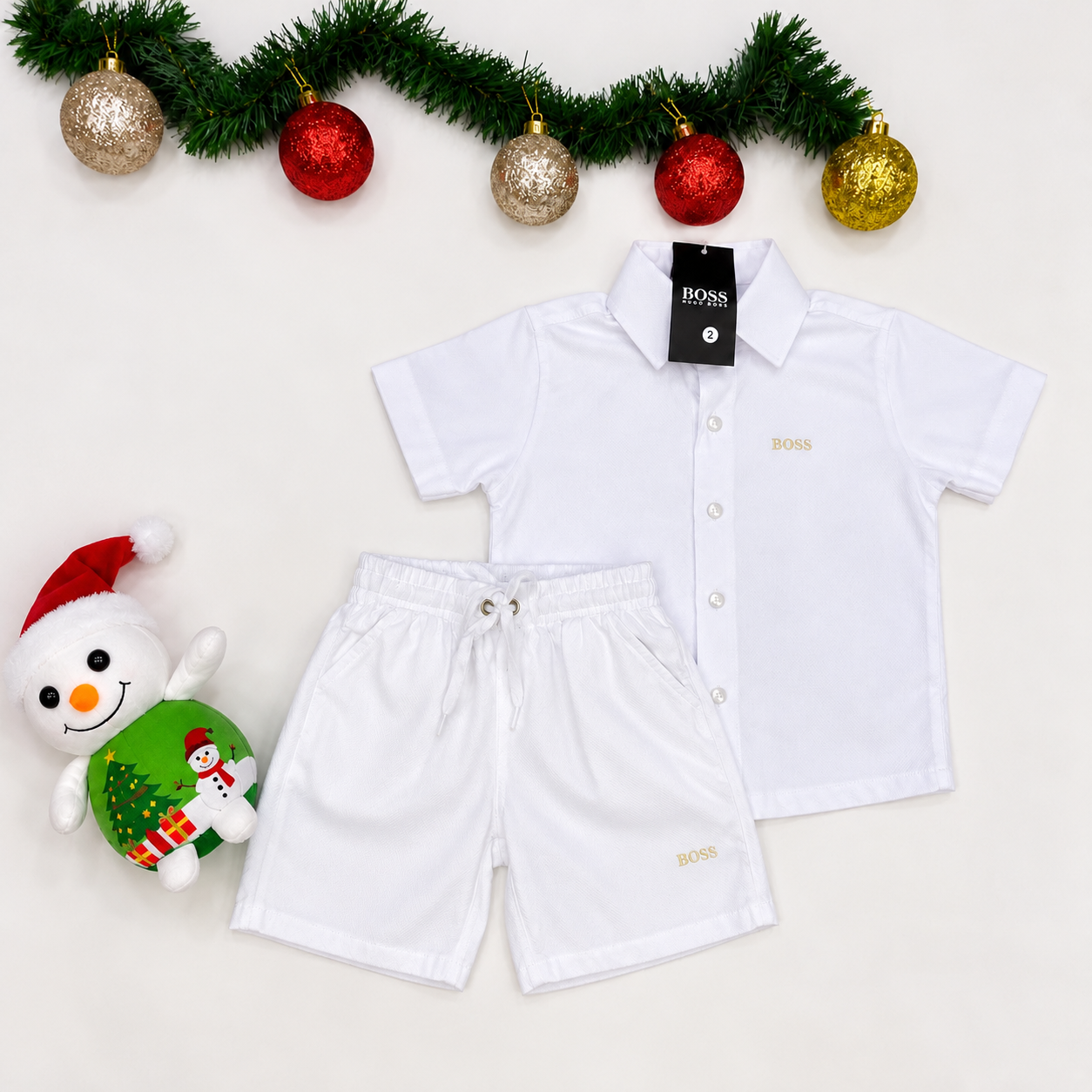 Conjunto Mauricinho Natal HB Infantil