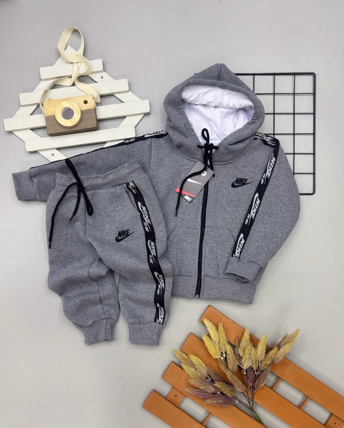 Conjunto Moletom NK Listra Infantil