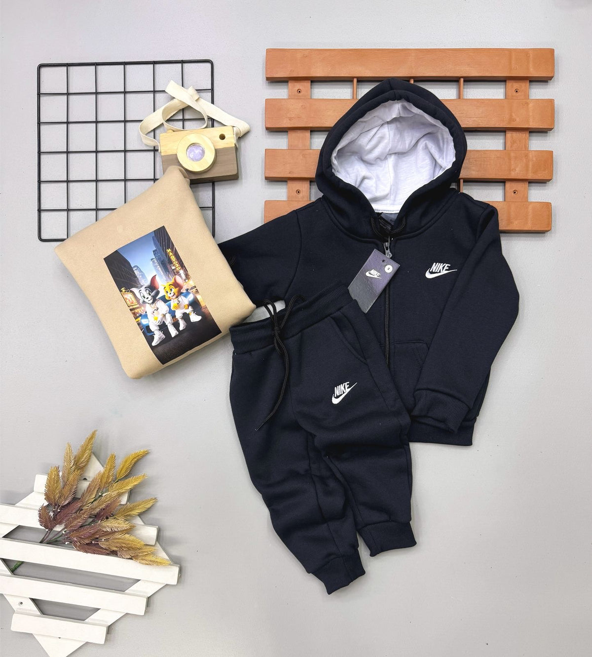 Conjunto Moletom NK CAT Infantil