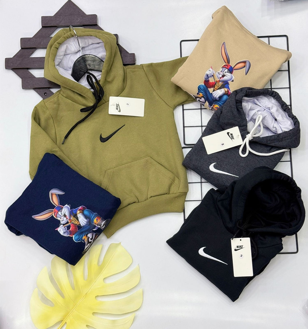 Blusa Moletom Capuz NK - Última Peça