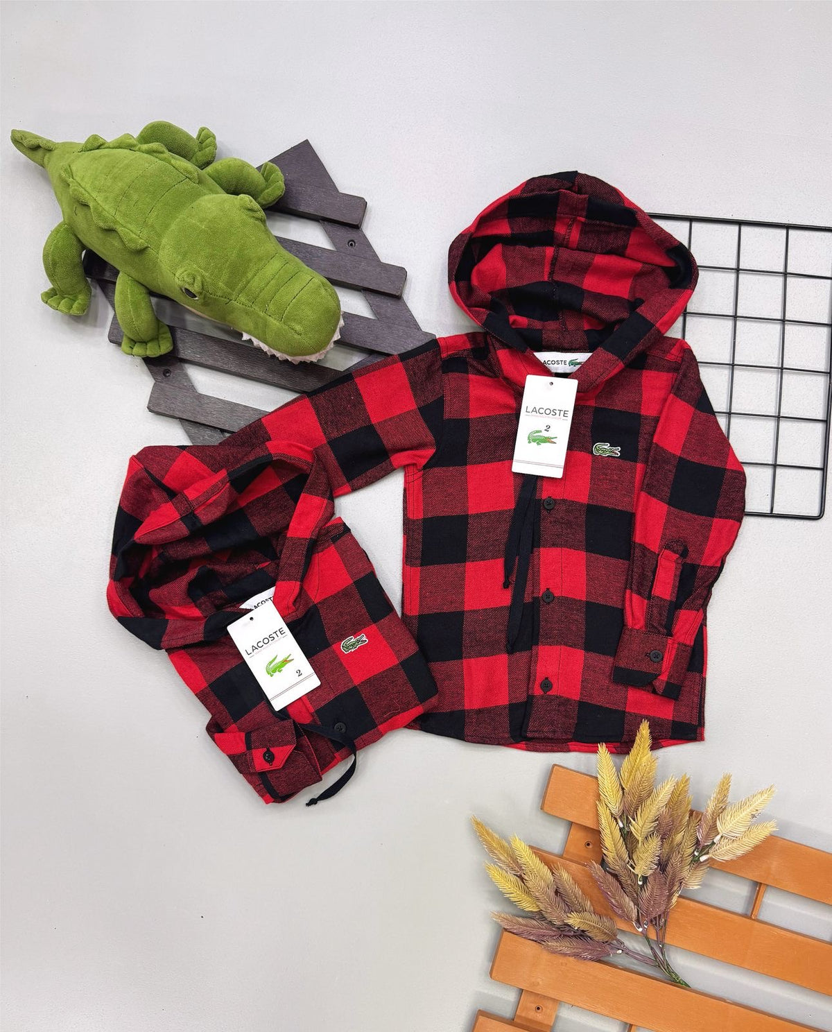 Camisa Xadrez Capuz