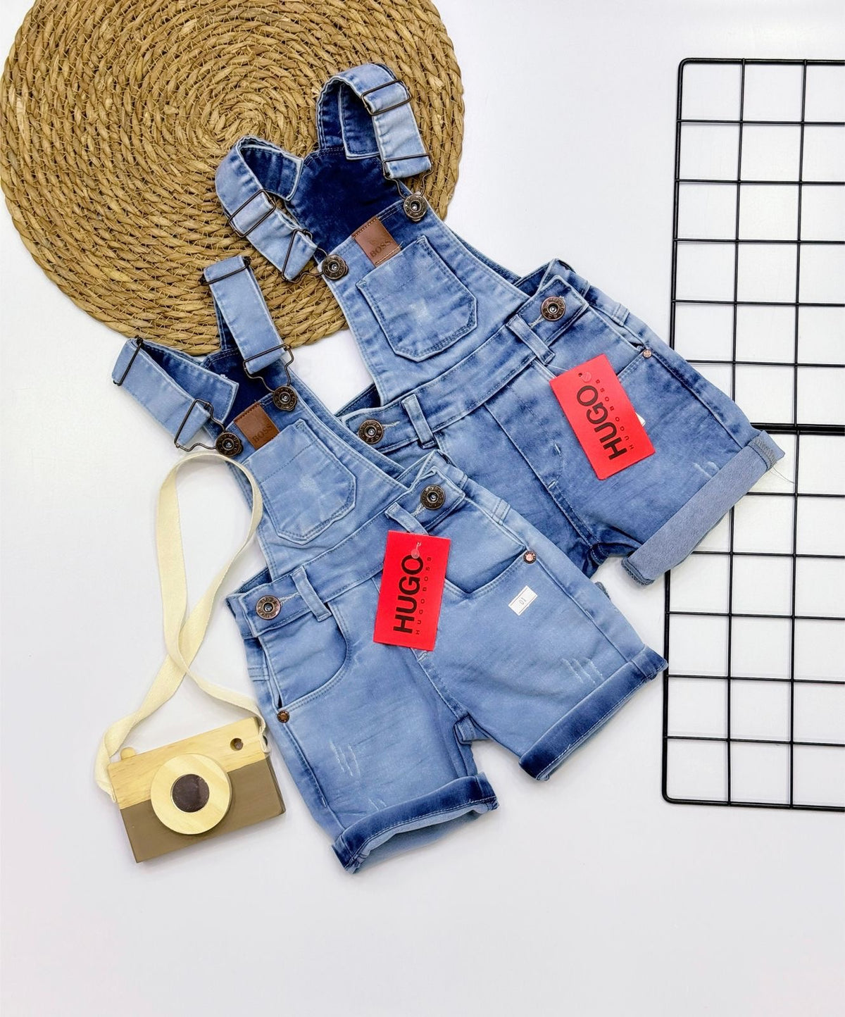 Jardineira Jeans HB Infantil