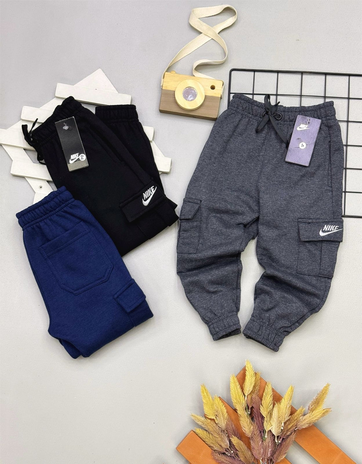 Calça Moletom NK Cargo Infantil