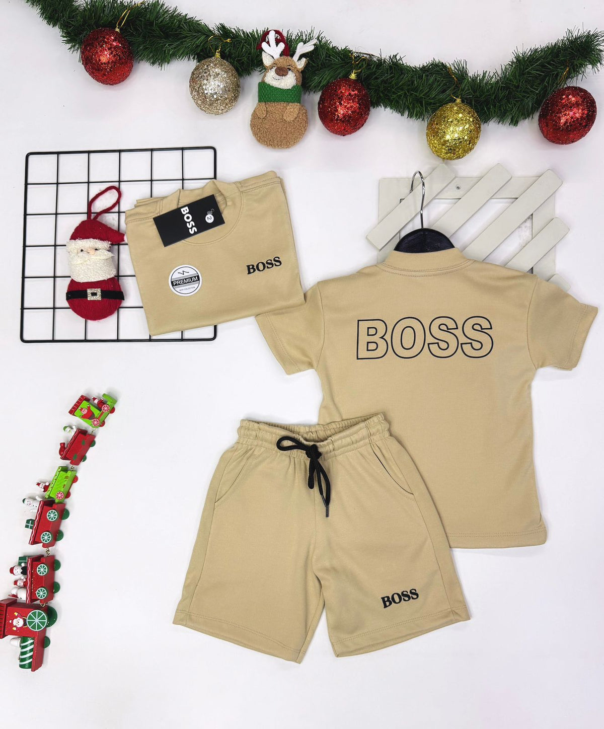 Conjunto Verão Suedine Infantil HB