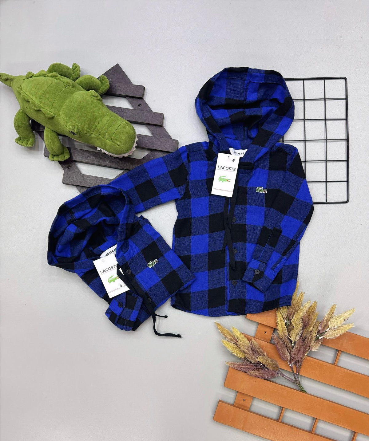 Camisa Xadrez Capuz
