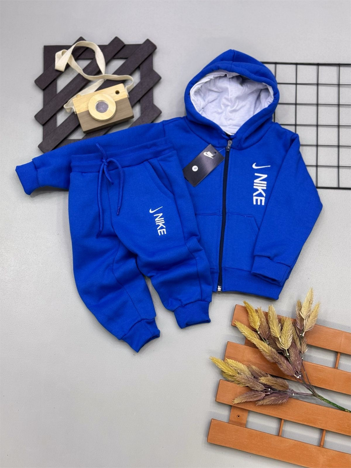 Conjunto Moletom NK Tamanho 4 - Última Peça