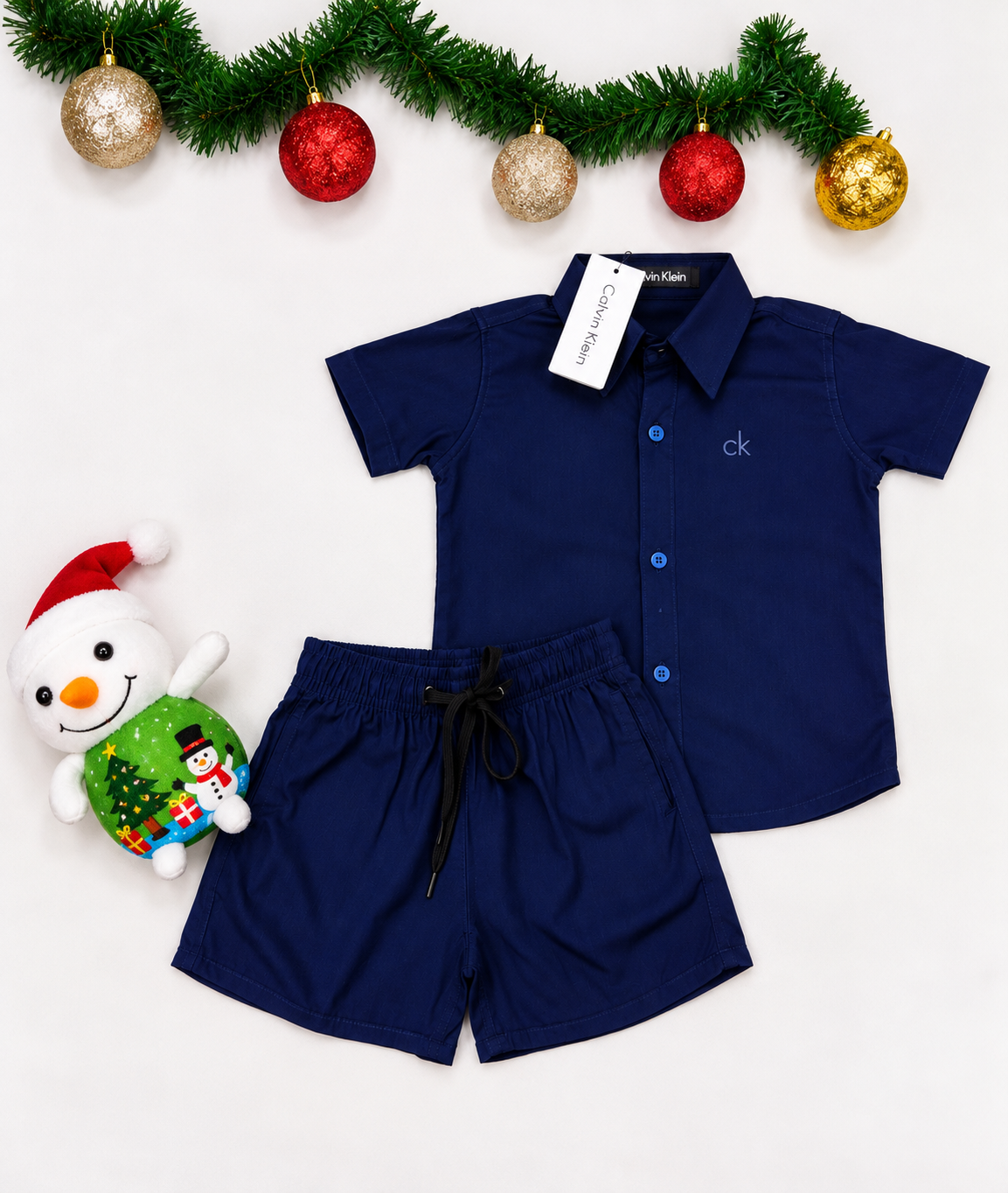 Conjunto Mauricinho Natal CK Infantil
