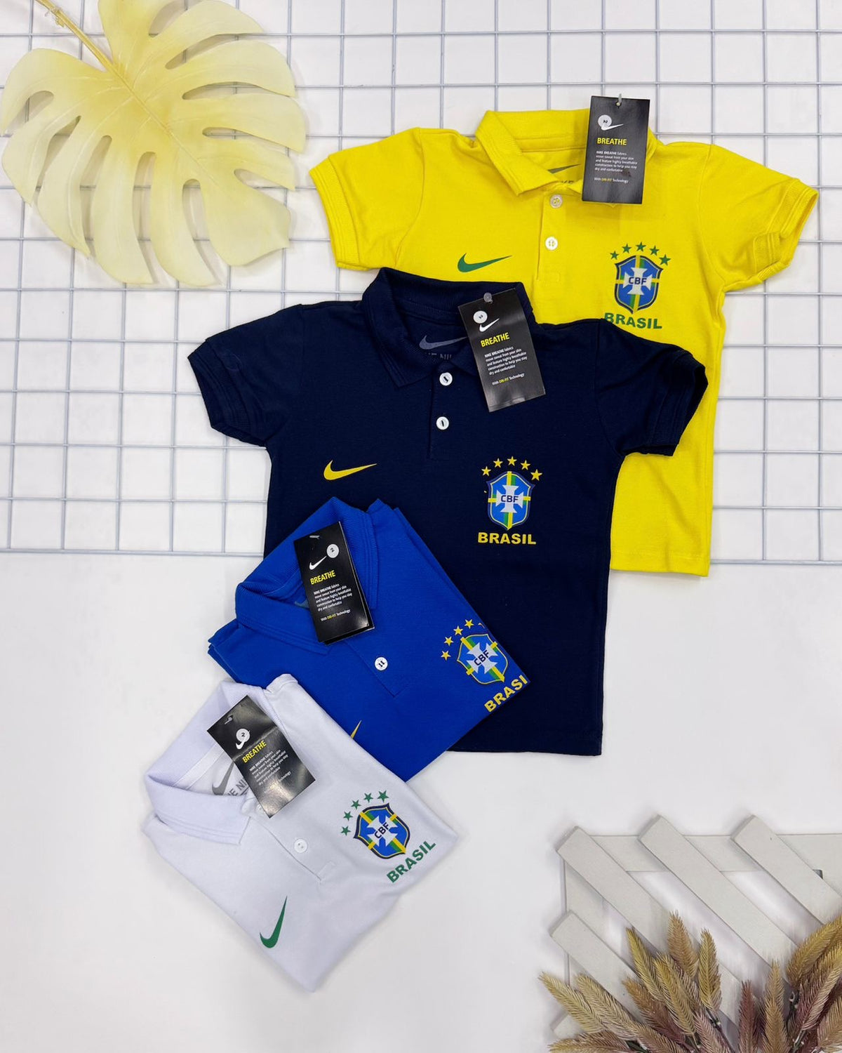 Camiseta do Brasil Polo NK Infantil