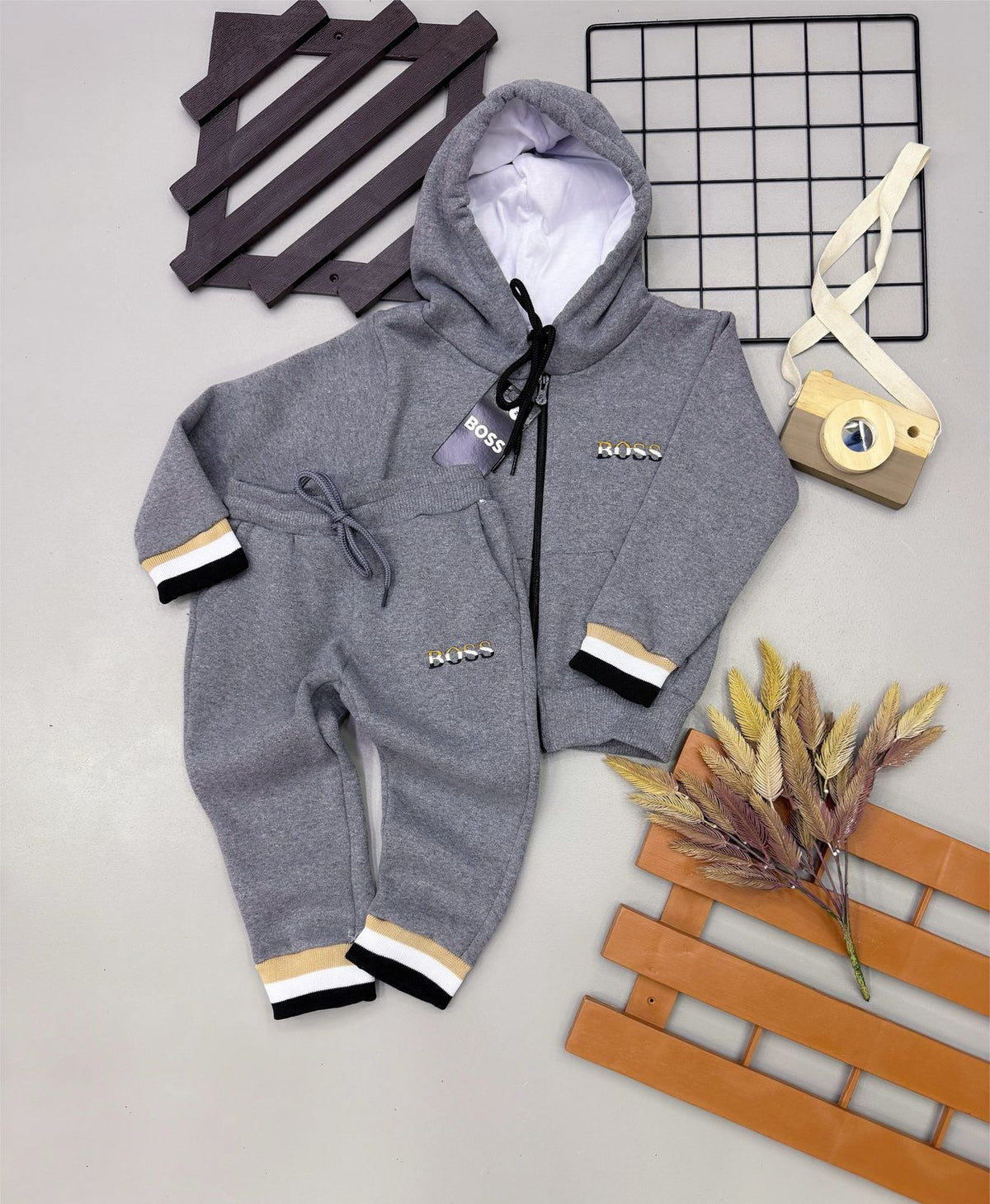 Conjunto Moletom HB Listra Infantil